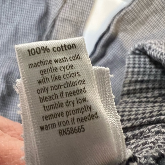 Nordstrom Baby Boy Houndstooth pants and Carters long sleeve onesie cotton - Picture 4 of 6